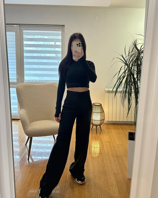 Dark bliss set / pantalone & top